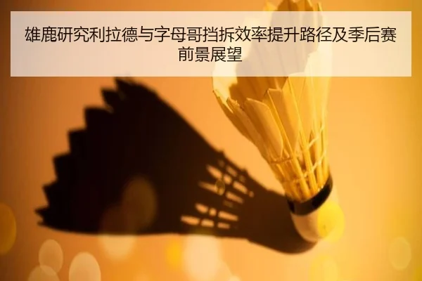 雄鹿研究利拉德与字母哥挡拆效率提升路径及季后赛前景展望